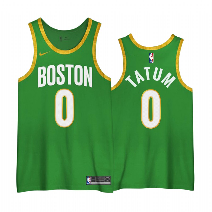 Men's Boston Celtics Jayson Tatum #0 City Edition 3.0 2020-21 Jersey 2401UTEF